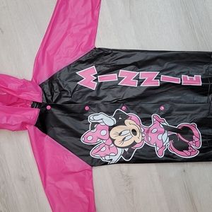 Disney small girls Minnie Mouse vinyl raincoat